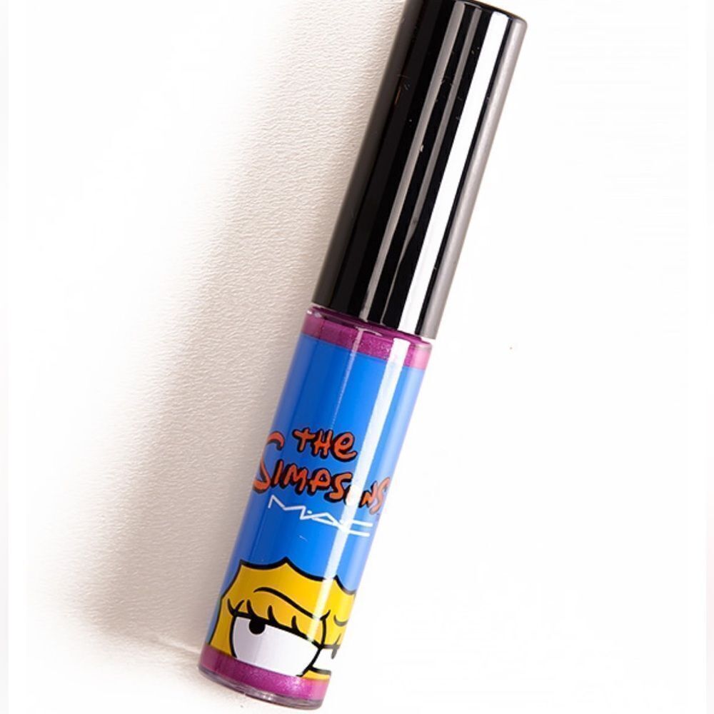 MAC THE SIMPSONS  ITCHY & SCRATCHY & SEXY LIPGLASS NEw In the box